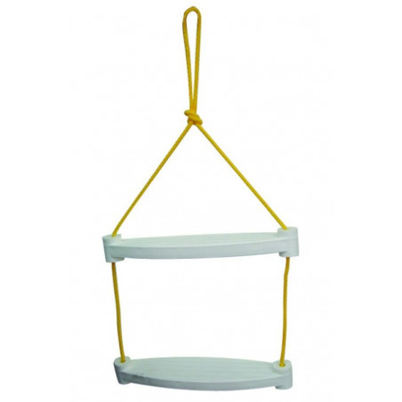 Echelle de coupée en corde et marche plastique