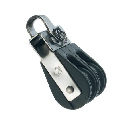 Poulie double anneau réa de 18 mm - WICHARD