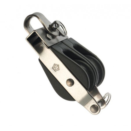 Poulie double anneau ringot réa de 18 mm - WICHARD