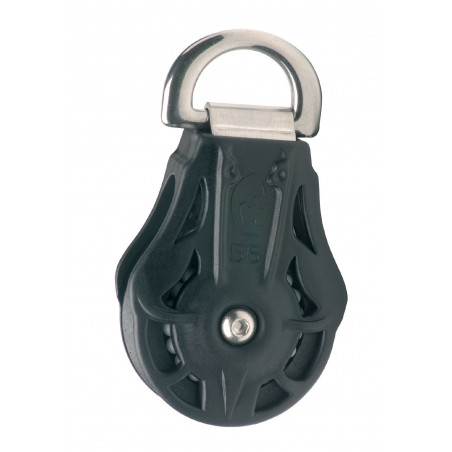 Poulie simple à étrier pour sangle réa de 45 mm- WICHARD