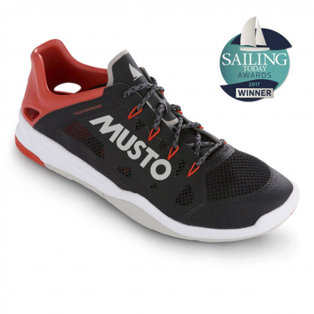 Dynamic Pro II Tennis de pont performance pour homme  - Noir / Rouge - MUSTO