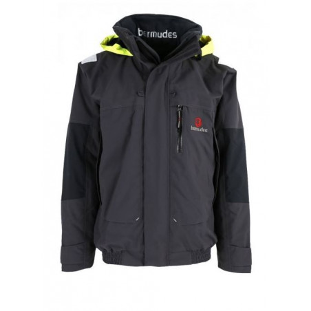 Veste de quart Côtière doublure polaire gris - Bermudes