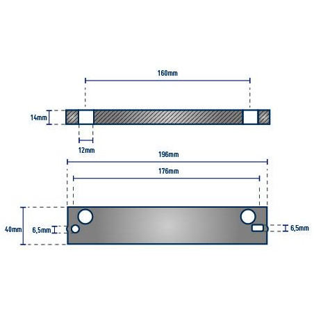 Anode Plaque TOHATSU - ORANGEMARINE