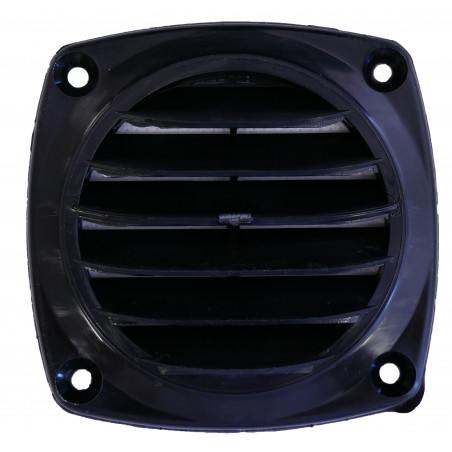 Grille d'aération ronde noir - NUOVA RADE