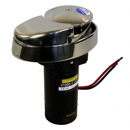 Guindeau électrique 1000w 12V - inox - 8mm DIN/ISO vertical sans poupée - ORANGEMARINE