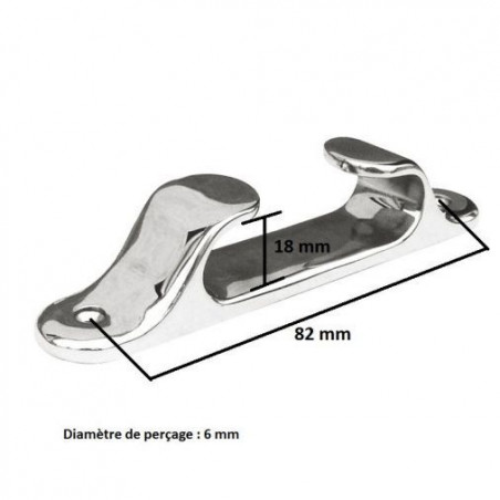 Chaumard inox droit - ORANGEMARINE