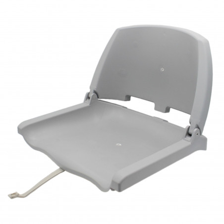 Siège pilote rabattable gris - OVERDECK