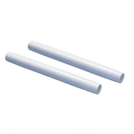 Tube conique verni blanc pour pied de table