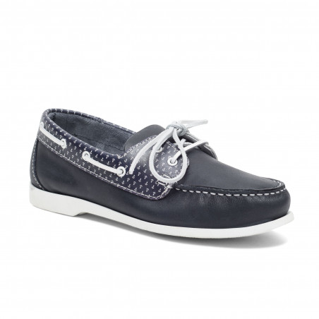 Chaussure bateau femme TBS Pietra bleu marine
