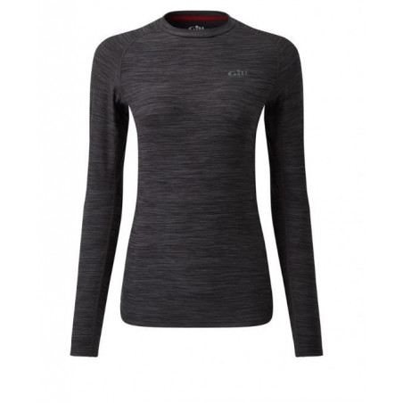 1282W - Tee-shirt Thermique sous couche pour femme - Gris chiné - GILL