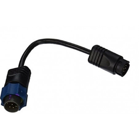 Câble adaptateur sonde Uniplug vers connecteur Bleu - LOWRANCE