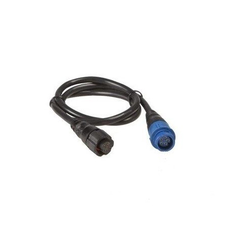 Câble adaptateur sonde connecteur Bleu sur appareil Uniplug - LOWRANCE