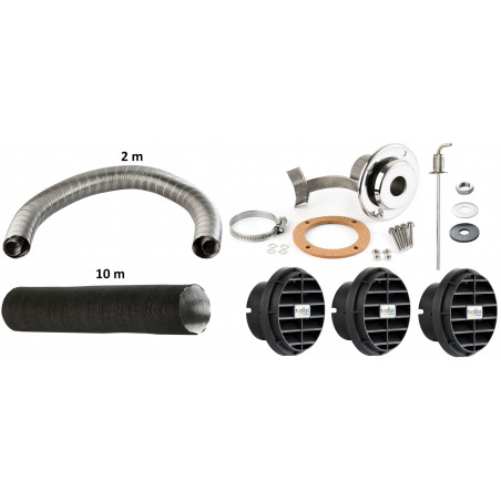 Kit d'installation pour chauffage Wallas Spartan - WALLAS