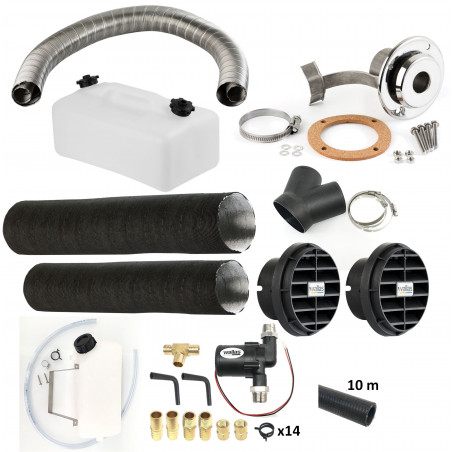 Kit d'installation pour chauffage Wallas Viking Combi - WALLAS
