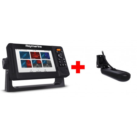 Sondeur GPS RAYMARINE ELEMENT 7 CHIRP / HYPERVISION + sonde HV-100