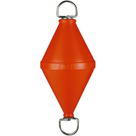 Bouée biconique à tige pour mouillage 32 x 80 cm
