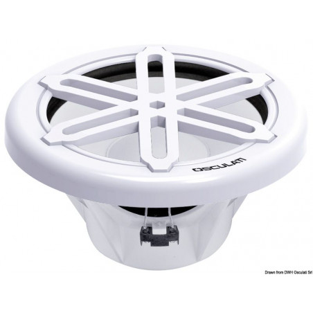Haut-parleur woofer étanche blanc - OSCULATI