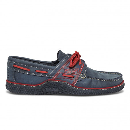 Chaussure bateau homme TBS Globek bleu / rouge