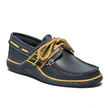 Chaussure bateau homme GLOBEK Bleu Marine TBS