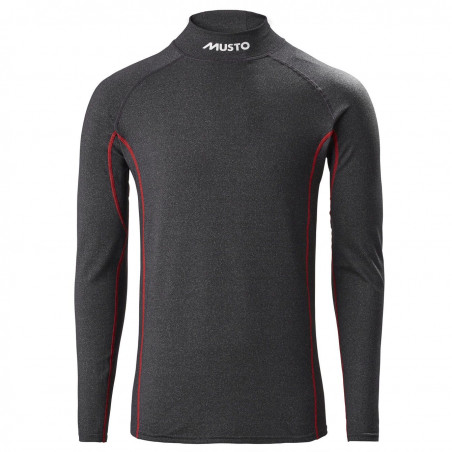 Tee-shirt thermique manches longues pour homme - MUSTO - Noir