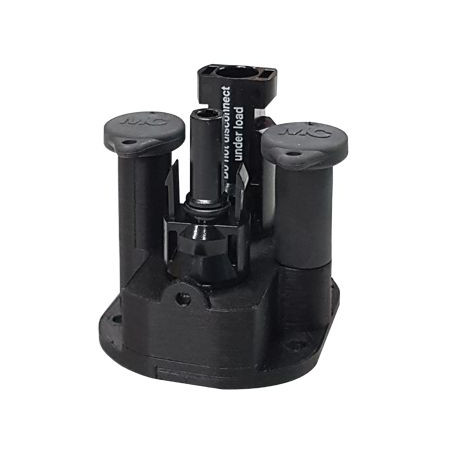 Passe pont - Passe cloison étanche pour câbles panneaux solaires MC4 - UNITECK