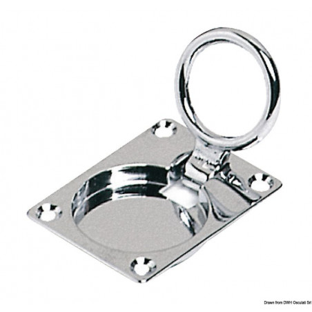 Leve-plancher en laiton chromé