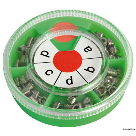 Assortissement d'écrous pointeaux