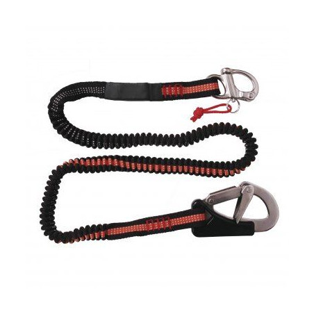 longe elastique 2 mousquetons + temoin - 4WATER