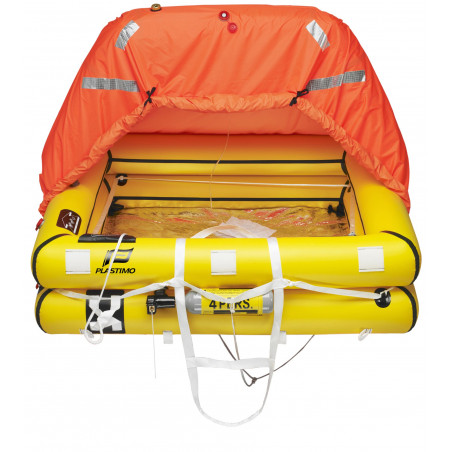 Radeau de survie hauturier TRANSOCEAN ISO -24H Sac 4 personnes