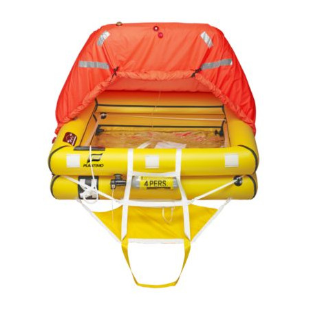 Radeau de survie hauturier TRANSOCEAN ISAF -24H Container 4 personnes
