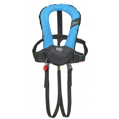 Gilet de sauvetage gonflable auto EVO 165N turquoise sans harnais