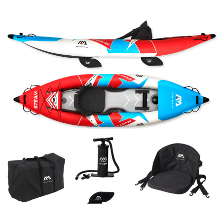 KAYAK GONFLABLE STEAM 1 PERSONNE 2021 - AQUAMARINA