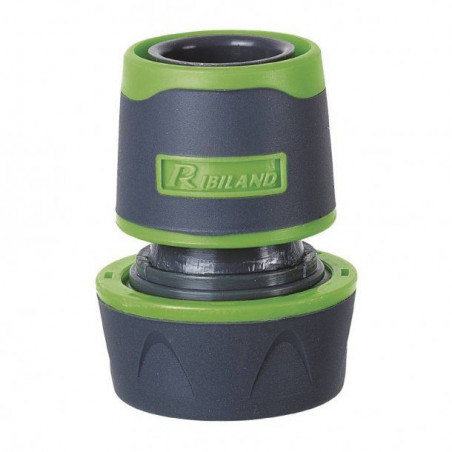 RACCORD D'ARROSAGE RAPIDE STOP BI-MATIERE 19MM - RIBIMEX