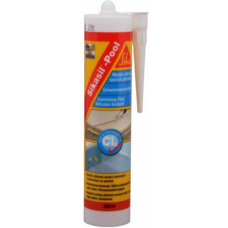 Mastic silicone spécial Piscines et immersion - SikaSeal 163- SIKA