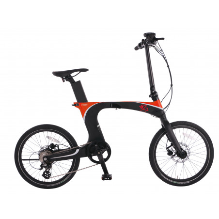 VELO PLIABLE ELECTRIQUE CARBON 20 POUCES - EZA