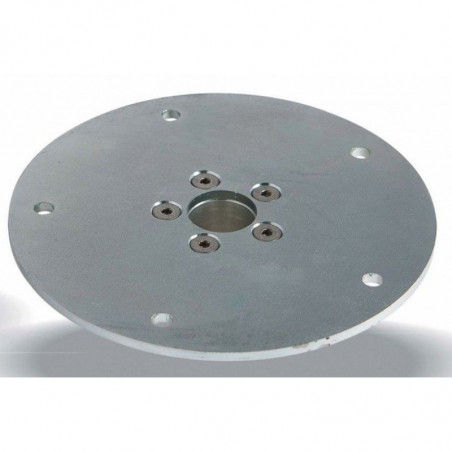 PLATINE RONDE INOX BASSE POUR SIEGE - PIKE 'N BASS
