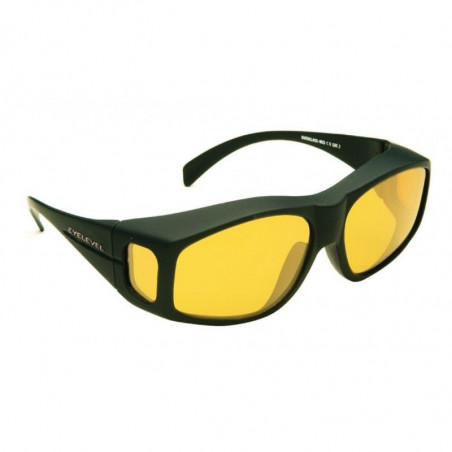SUR-LUNETTES 'MEDIUM' POLARISANTES - "SPORT YELLOW" - UV2