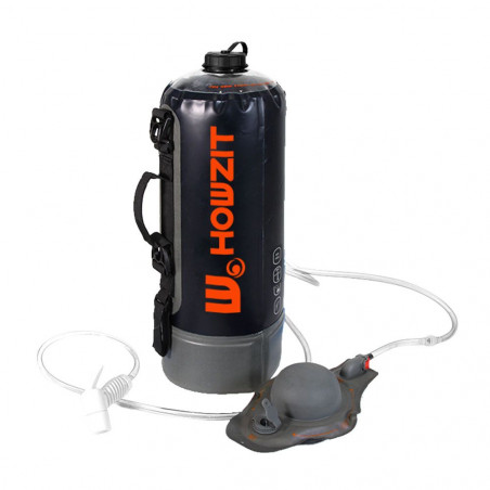 DOUCHE SOLAIRE À PRESSION 12 LITRES THERMOMETRE INCLUS - HOWZIT