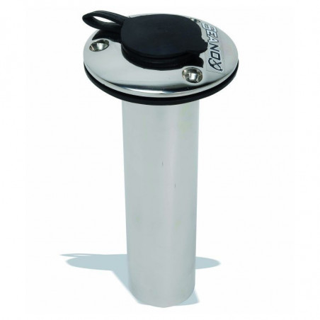 PORTE-CANNE INOX ENCASTRABLE FOND OUVERT - SEANOX