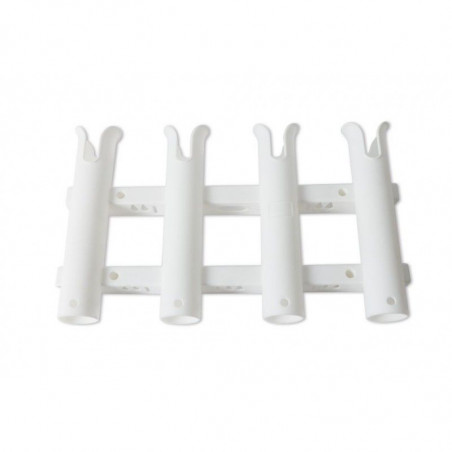 PORTE-CANNE PVC BLANC 4 CANNES