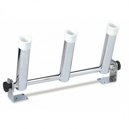 PORTE-CANNE INOX ORIENTABLE 3 CANNES A PÊCHE - SEANOX