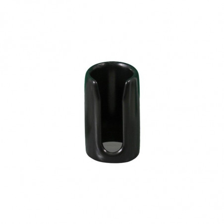 EMBOUT HAUT FENDU NOIR Ø 40 MM POUR PORTE-CANNE A PÊCHE INOX