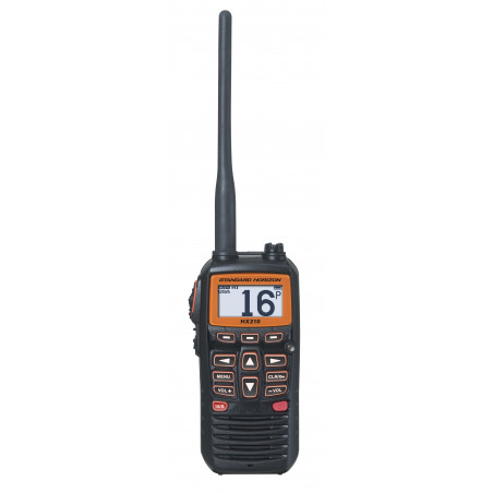 VHF portable STANDARD HORIZON HX210E Silver étanche et flottante