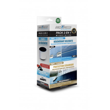 Pack régénérant gelcoat sans ponçage - PAD EXPRESS