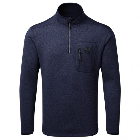 POLAR KNIT Polaire demi-zip Bleu Marine - GILL