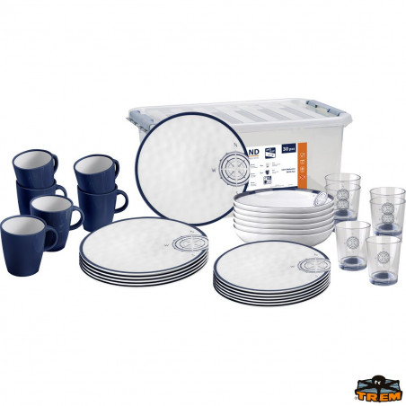 Pack vaisselle Blue Sand