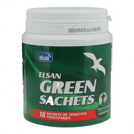 Sachets WC Chimiques Elsan Vert