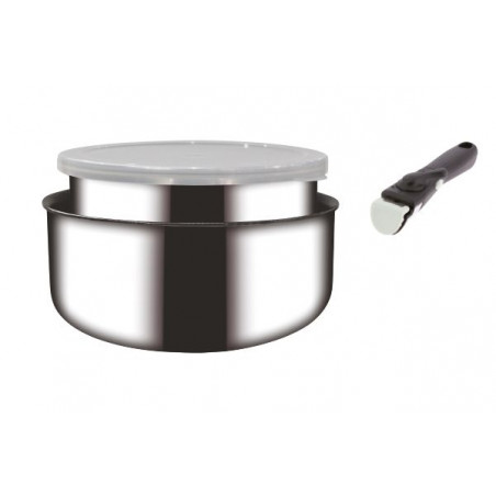 LOT 2 CASSEROLES POIGNEE AMOV - INCASA