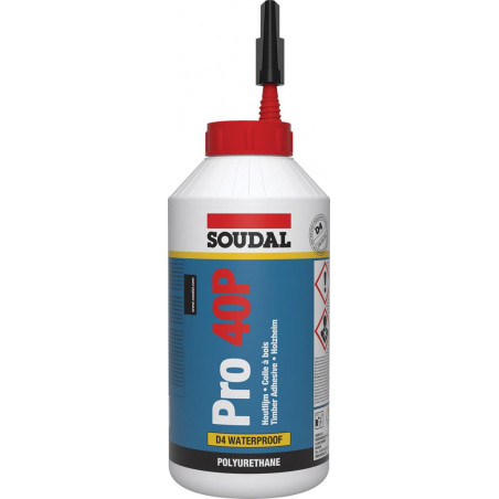 Colle bois PU lente PRO 40P- SOUDAL