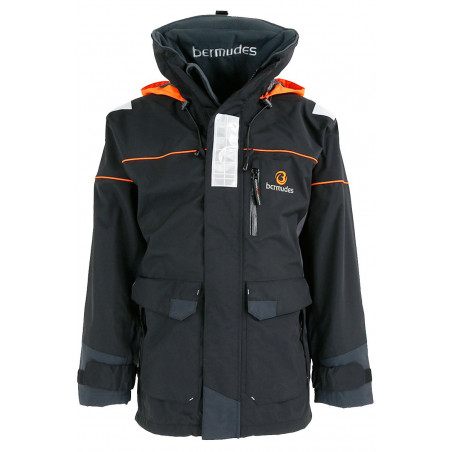 Veste de quart semi-hauturière Noir - BERMUDES